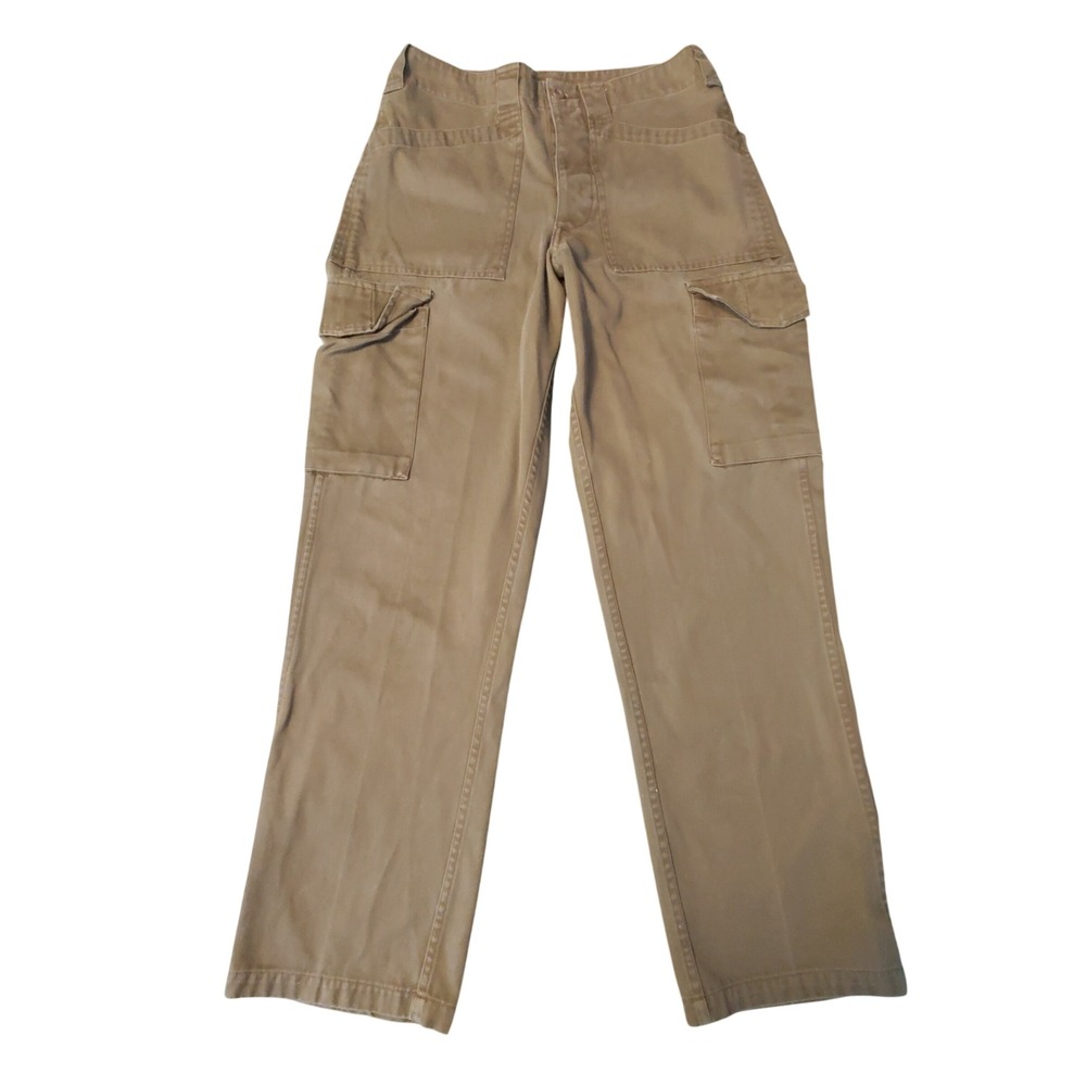 Austrian Military Cargo Pants Olive Drab Green Army Field Mens 30x29 2005 Fecsa